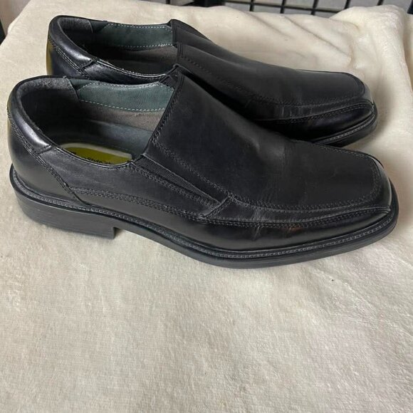 NWOB Dockers ProStyle Men\'s Black Leather Slip on Oxford size 11 main image 4